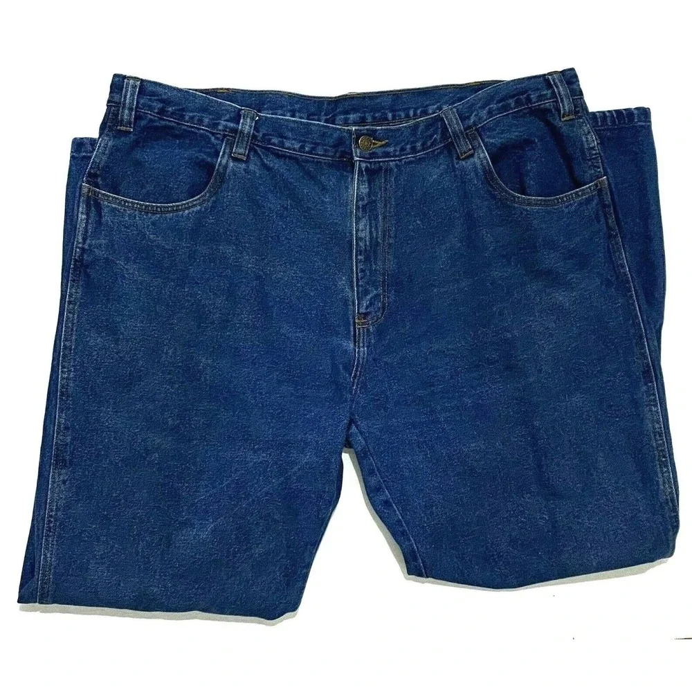 Ozark Overall Co Jeans 44x32 Straight Leg High Rise‎ Dark Wash Classic Fall